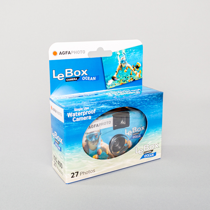 Agfa cámara desechable LeBox Ocean 27exp